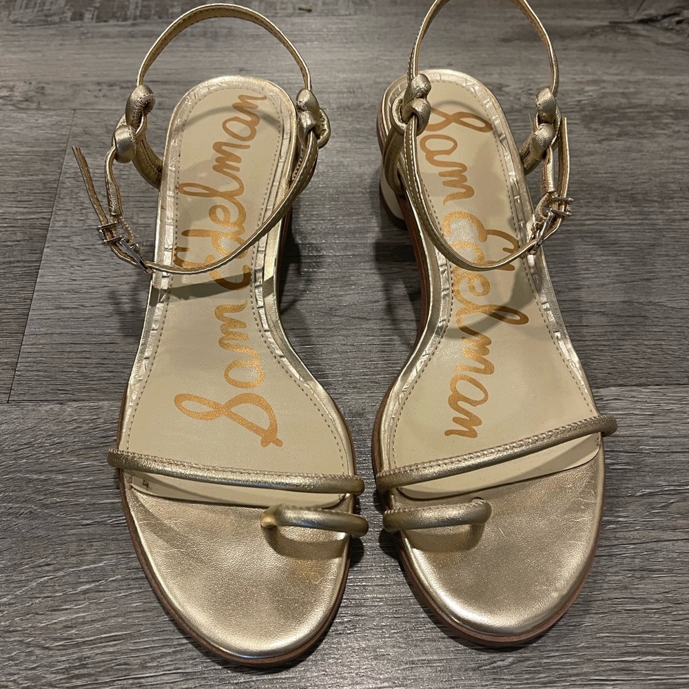 Sam Edelman Gold Size 7 Sandal